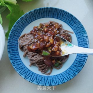洋葱肉酱拌荞麦面的做法步骤：18