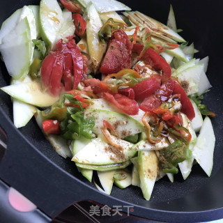 小炒葫芦片的做法步骤：7