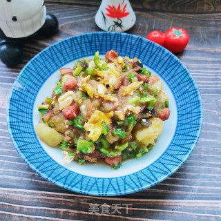 鸡蛋酱拌茄子蒸土豆的做法步骤：13