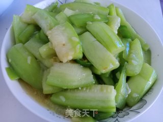 清炒丝瓜的做法步骤：8