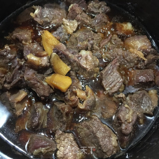 萝卜红烧牛腩的做法步骤：6