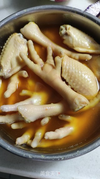 盐焗鸡翅鸡爪的做法步骤：9