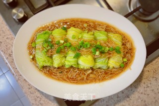 金针菇白菜卷的做法步骤：6