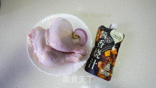 酱汁鸡腿饭的做法步骤：1