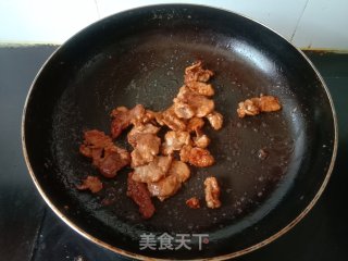 口蘑黑木耳炒肉片的做法步骤：6