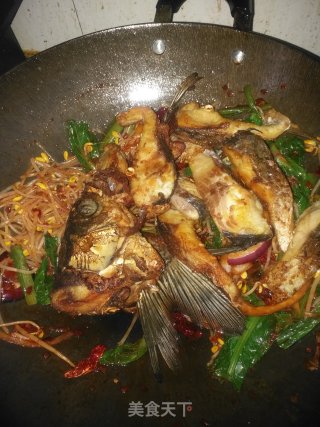 炝锅鱼的做法步骤：16