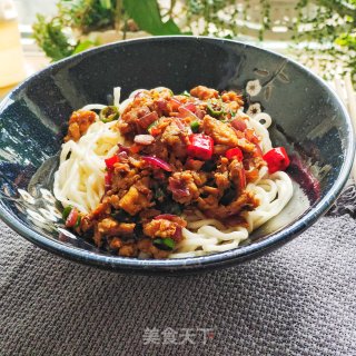 鸡蛋酱拌面的做法步骤：13