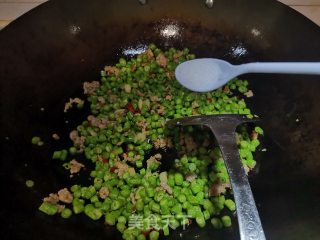 豆角炒肉末的做法步骤：4