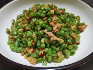 豆角炒肉末的做法步骤：6