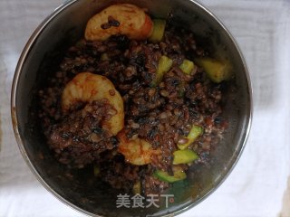 三色糙米炒饭的做法步骤：8