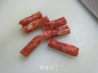 香肠鸡蛋玉米面条的做法步骤：3