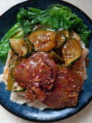 牛肉蔬菜拌面的做法步骤：4