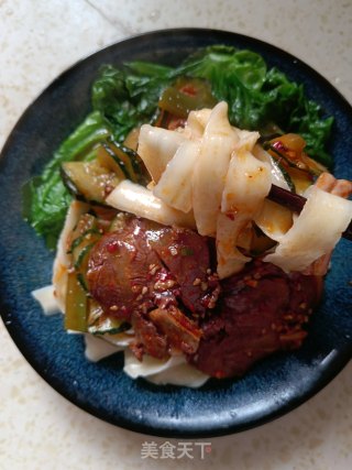 牛肉蔬菜拌面的做法步骤：5