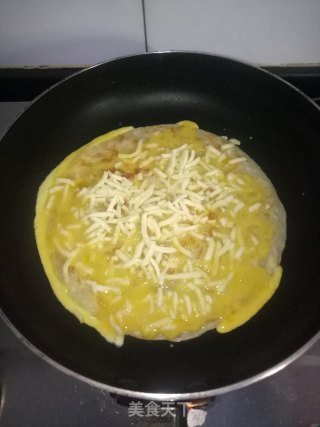 鸡蛋肉松手抓饼的做法步骤：5
