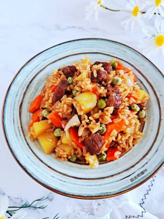 酱香牛肉焖饭的做法步骤：14