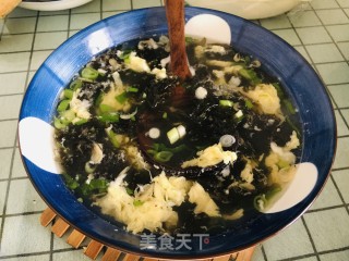 紫菜鸡蛋汤的做法步骤：8
