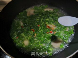 萝卜菜煮芋头的做法步骤：8