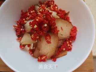 蒸腊鸡胸肉的做法步骤：4