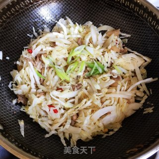 包菜肉丝的做法步骤：6