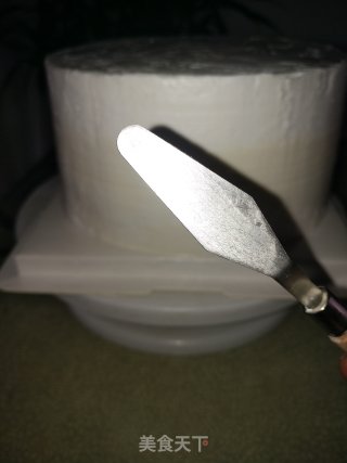 刮刀雕花蛋糕的做法步骤：17