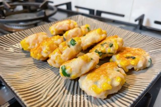 香煎虾饼的做法步骤：8