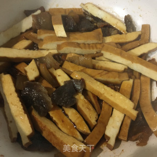 肉片香干炒韭菜的做法步骤：5