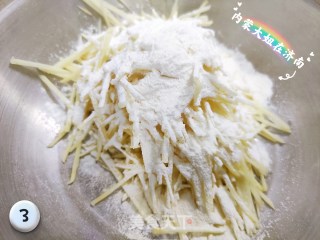 香煎土豆丝饼的做法步骤：3
