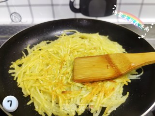 香煎土豆丝饼的做法步骤：7