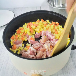 土豆咖喱鸡肉焗饭#微蒸烤一体机版的做法步骤：7