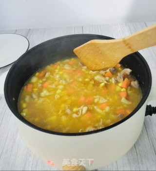 土豆咖喱鸡肉焗饭#微蒸烤一体机版的做法步骤：9