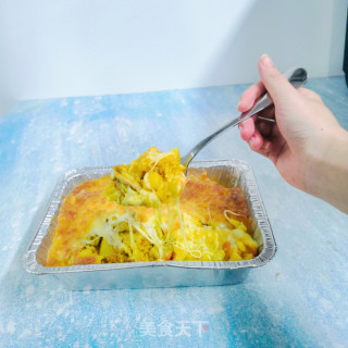 土豆咖喱鸡肉焗饭#微蒸烤一体机版的做法步骤：14