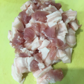 五花肉炒土豆片的做法步骤：4