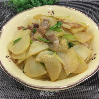 五花肉炒土豆片的做法步骤：11