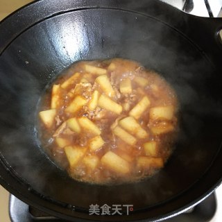 肉丝烧冬瓜的做法步骤：3