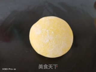 南瓜豆沙小方包（一次发酵）的做法步骤：4