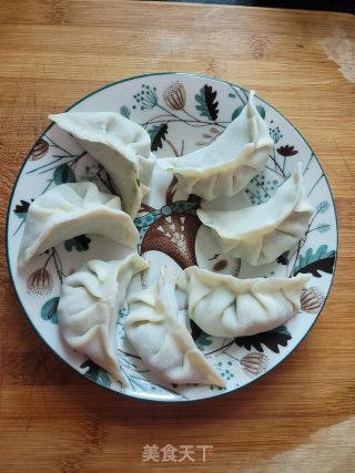 虾皮鲜肉韭菜水饺的做法步骤：8