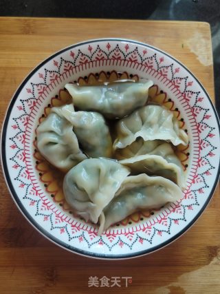 虾皮鲜肉韭菜水饺的做法步骤：12