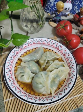 虾皮鲜肉韭菜水饺的做法步骤：14