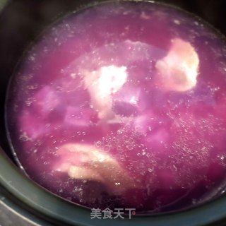 紫山药薏米排骨汤的做法步骤：10