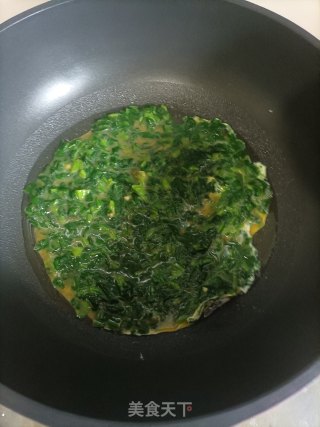 菠菜煎蛋的做法步骤：5