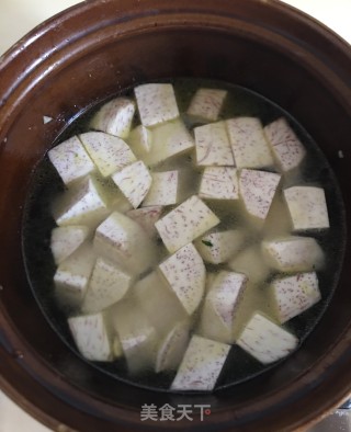 青菜芋泥糊的做法步骤：7