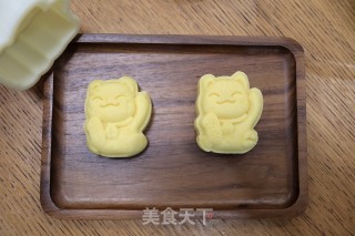 奶香绿豆糕的做法步骤：17
