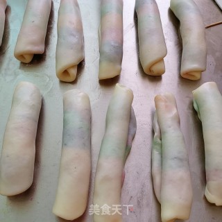 彩色蛋黄酥的做法步骤：12