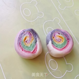 彩色蛋黄酥的做法步骤：17