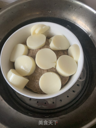 豆腐蒸肉的做法步骤：7
