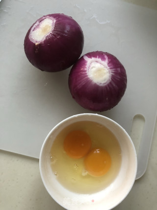 洋葱炒鸡蛋的做法步骤：1