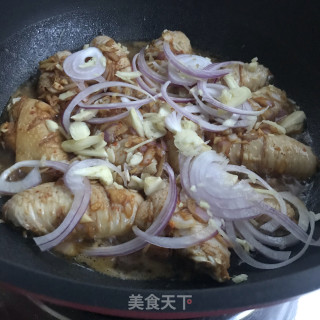 蒜香鸡翅的做法步骤：7