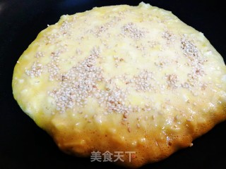 不加一滴水的苹果鸡蛋饼的做法步骤：6