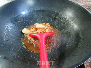 五花肉鹅胗炒土豆片的做法步骤：6