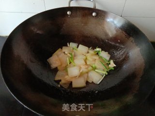 清炒冬瓜片的做法步骤：7
